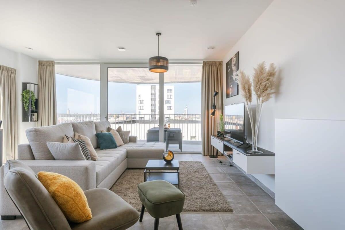 Huswell - Bright Apartment With Seaview Bredene Exterior photo